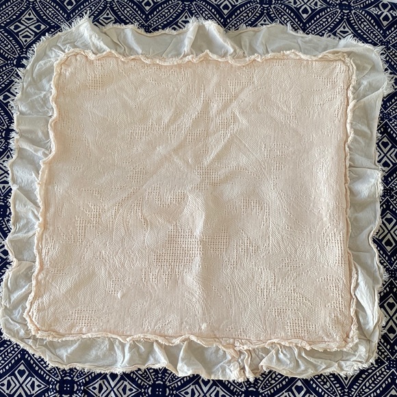 Portugal, Luzmont European light pink Euro pillow sham case - Picture 1 of 7